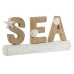 Prydnadsfigur Home ESPRIT Sea Vit Naturell Medelhavs 47 x 8 x 24,5 cm