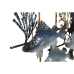 Zidni Ukras Home ESPRIT Plava zlatan Mediteran Ribe 93 x 6 x 51,5 cm