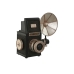 Dekoratív Figura Home ESPRIT Fekete Ezüst színű Kamera Vintage 26 x 16 x 24 cm