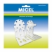 Markīzes kronšteins Micel TLD08 Balts 6,5 x 8,6 x 10,8 cm Vārpsta 2 Daudzums