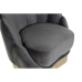 Armchair DKD Home Decor 86 x 80 x 85 cm Grey Metal White Dark grey