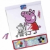 Desenhos para pintar Peppa Pig Etiquetas 4 em 1
