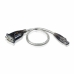 Adapter USB naar RS232 Aten UC232A-AT 35 cm Zilverkleurig Zwart