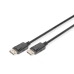 DisplayPort kábel Digitus by Assmann DB-340100-020-S Fekete 2 m