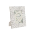 Κορνίζα Home ESPRIT Λευκό Κρυστάλλινο Ξύλο MDF Ρομαντικό 26,5 x 1,5 x 32 cm