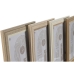 Фото рамка Home ESPRIT Стеклянный Деревянный MDF Скандинавский 23 x 2,8 x 28 cm (4 штук)