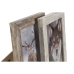 Фото рамка Home ESPRIT Белый Натуральный Стеклянный полистирол Скандинавский 19,5 x 2 x 24,5 cm (2 штук)