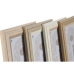 Рамка за снимки Home ESPRIT Многоцветен Алуминий Кристал Дървен MDF Scandi 16 x 2,8 x 21 cm (4 броя)
