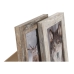 Фото рамка Home ESPRIT Белый Натуральный Алюминий Стеклянный полистирол Scandi 16 x 2 x 22 cm (2 штук)