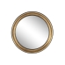 Настенное зеркало Home ESPRIT Чёрный Позолоченный Смола Зеркало романтик 44 x 5 x 44 cm