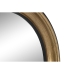 Oglindă de perete Home ESPRIT Negru Auriu* Rășină Oglindă Romantic 44 x 5 x 44 cm