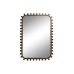 Zidno ogledalo Home ESPRIT Crna zlatan Kristal Drvo MDF Neoklasični 44 x 2,5 x 64 cm