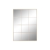 Specchio da parete Home ESPRIT Beige Cristallo Ferro Specchio Finestra Scandi 90 x 1 x 120 cm