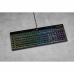 Žaidimų klaviatūra Corsair K55 RGB PRO AZERTY