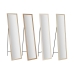 Dressing Mirror Home ESPRIT White Brown Beige Grey 35,5 x 40 x 155 cm (4 Units)