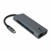 USB Razdjelnik sa 7 Priključaka NGS WONDER DOCK 7 HDMI USB C 4K 5 Gbps Siva