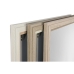 Espejo de pared Home ESPRIT Blanco Marrón Beige Gris Cristal Poliestireno 67 x 2 x 156 cm (4 Unidades)