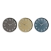 Sienas pulkstenis Home ESPRIT Zils Balts Rozā Sinepes PVC 30 x 4 x 30 cm (3 gb.)
