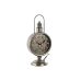 настолен часовник Home ESPRIT Ezüst színű Kristály Vas 21,5 x 18,6 x 51,5 cm