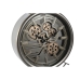 Orologio da Tavolo Home ESPRIT Argentato Cristallo Ferro 21,5 x 18,6 x 51,5 cm