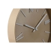 Nástenné hodiny Home ESPRIT Modrá Ružová Horčica PVC 30 x 4 x 30 cm (3 kusov)