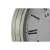 Nástenné hodiny Home ESPRIT Čierna zelená Kov Sklo 70 x 9 x 70 cm (2 kusov)