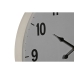 Orologio da Parete Home ESPRIT Bianco Cristallo Legno MDF 53 x 6 x 53 cm (2 Unità)