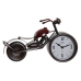 Stolní hodiny Home ESPRIT Roșu Metal Geam Lemn MDF Motocicletă Vintage 32,5 x 10 x 18 cm