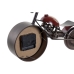 Bordklokke Home ESPRIT Κόκκινο Μέταλλο Κρυστάλλινο Ξύλο MDF Μοτοσικλέτα Vintage 32,5 x 10 x 18 cm