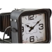 Stolní hodiny Home ESPRIT Metal Geam Lemn MDF Vintage 17 x 26 x 32,5 cm