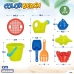 Set de jucării de plajă Colorbaby polipropilenă (18 Unități)