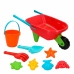 Beach toys set Colorbaby Wheelbarrow polypropylene (10 Units)