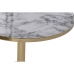 Sivupöytä DKD Home Decor 41 x 41 x 47 cm Kullattu Valkoinen Rauta