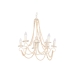 Stropna svjetiljka Home ESPRIT Bijela Svijetlo smeđi Drvo Metal 25 W 60 x 53 x 55 cm
