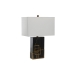Bureaulamp DKD Home Decor Wit Zwart Gouden Metaal 60 W 220 V 40 x 23 x 58 cm