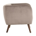 Armchair 81 x 73 x 70 cm Synthetic Fabric Wood Taupe