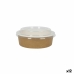 Food Preservation Container Algon kraft paper 700 ml With lid (12 Units)