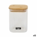 Behållare för matkonservering Quttin Bambu Borosilikatglas 480 ml (12 antal)
