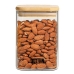 Behållare för matkonservering Quttin Bambu Borosilikatglas 480 ml (12 antal)