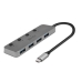 Hub USB-C LINDY 43383 Grau (1 Stück)