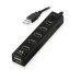 USB Hub Ewent EW1130 Μαύρο