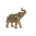 Διακοσμητική Φιγούρα DKD Home Decor 33 x 15,5 x 31 cm Ελέφαντας Χρυσό Αποικιακό