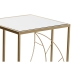 Dviejų staliukų rinkinys DKD Home Decor Auksinis 37 x 37 x 65 cm