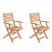 Garden chair 57,5 x 56 x 90 cm (2 Units)