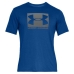 Pánské tričko s krátkým rukávem Under Armour Boxed Sportstyle Modrý