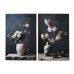 Maľba Home ESPRIT Orientálny Váza 80 x 3 x 120 cm (2 kusov)