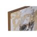 Paveikslas Home ESPRIT Auksinis chica 70 x 3,5 x 70 cm (2 vnt.)