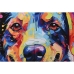 Tavla Home ESPRIT Modern Hund 80 x 3 x 80 cm (2 antal)