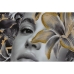 Paveikslas Home ESPRIT Gėlės Šiuolaikiškas 100 x 3,5 x 100 cm (2 vnt.)