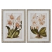 Tablou Home ESPRIT Tropical Orhidee 50 x 2,5 x 70 cm (2 Unități)